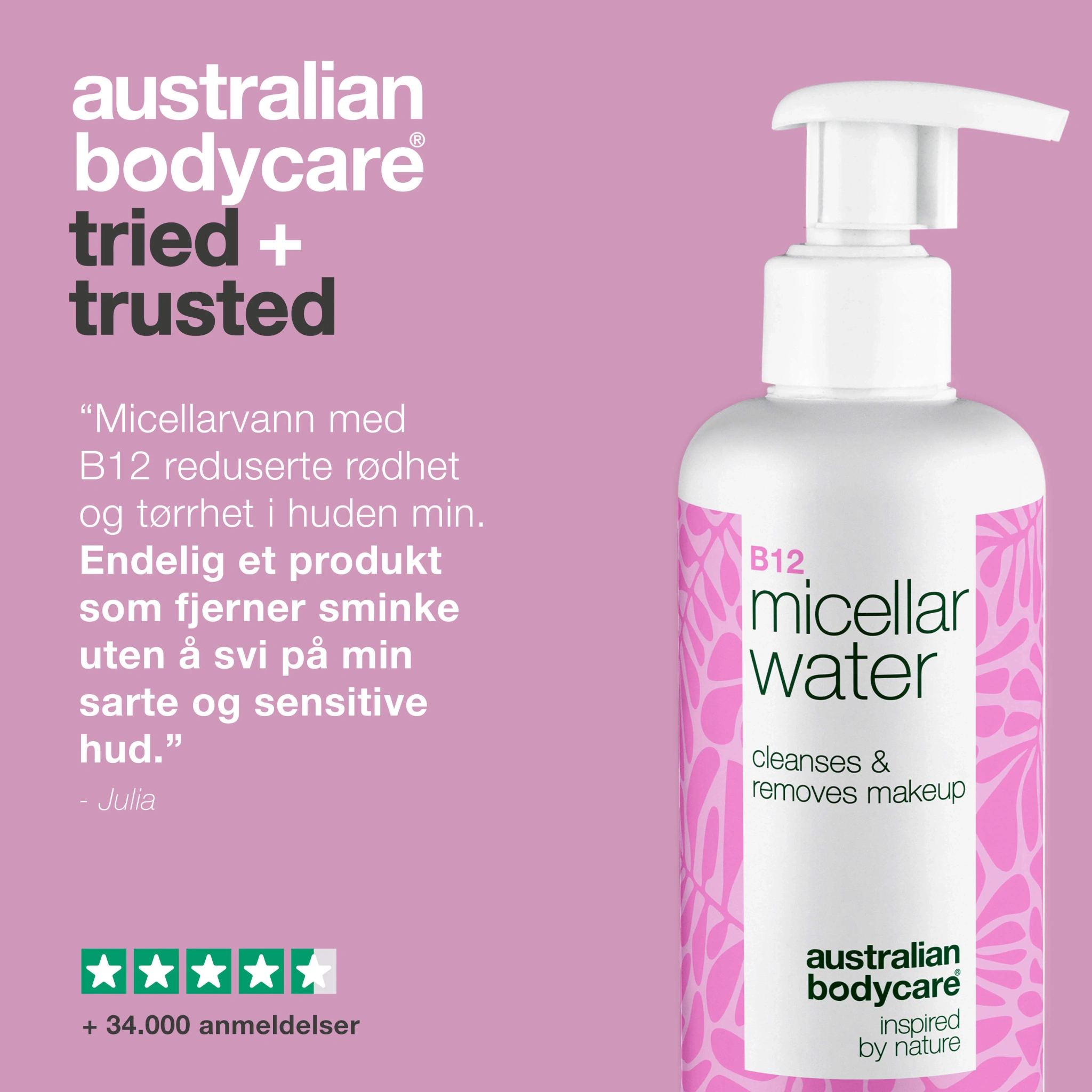 Australian Bodycare Vitamin B12 Micellar Water 250 ml