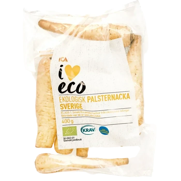 Palsternackor Ekologiska 400g KRAV Klass 1 ICA I love eco