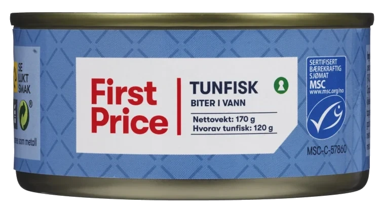 Tunfisk I Vann 170g First Price