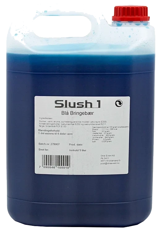Dream slush mix blå bringebær   5l