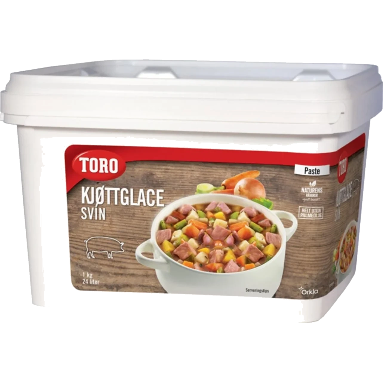 Kjøttglace Svin Pastøs 24l 1kg