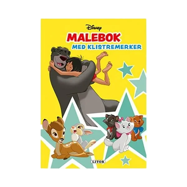 Disney Malebok med Klistremerker