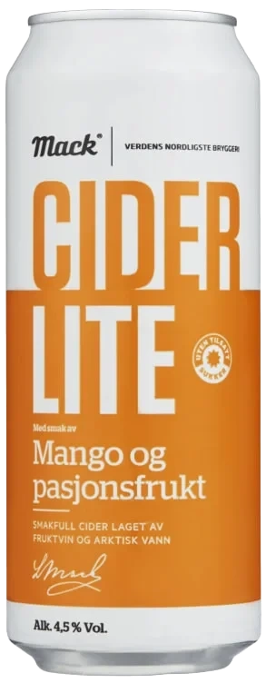 Mack Cider Mango/passion Lite 0.50l bx