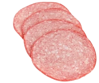 Cognacsmedwurst skivad