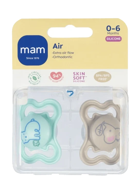 Narresmokk Air 0-6m Silk 2stk Mam