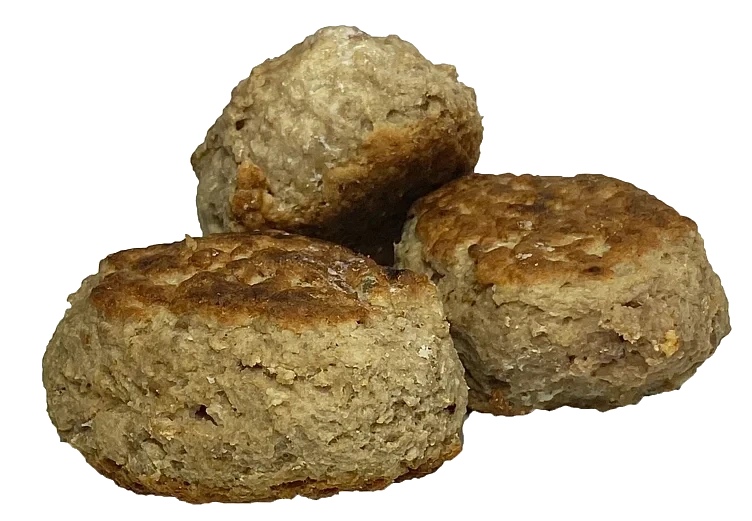 Kjøttkaker håndformet/stekt 60g  2,4 kg