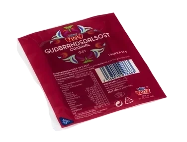 Gudbrandsdalsost Kuvert 200x15g Tine