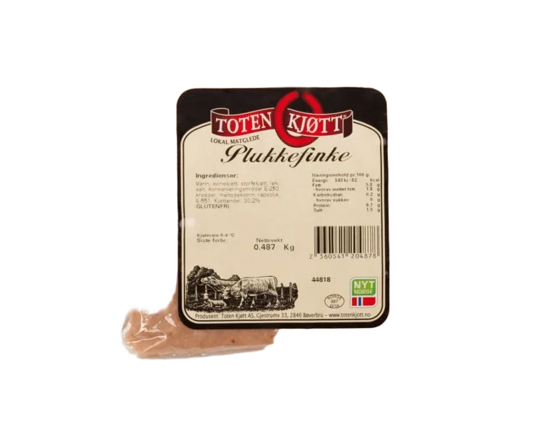 Plukkefinke 500g Toten Kjøtt