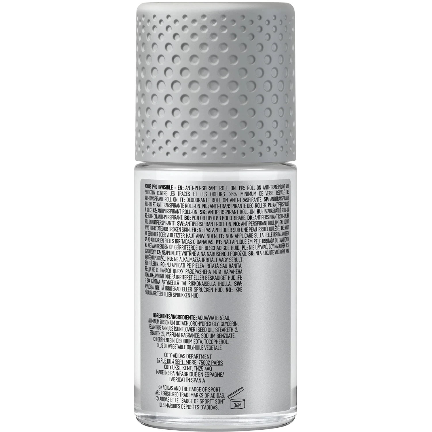 Adidas Pro Invisible Roll-on Deodorant
