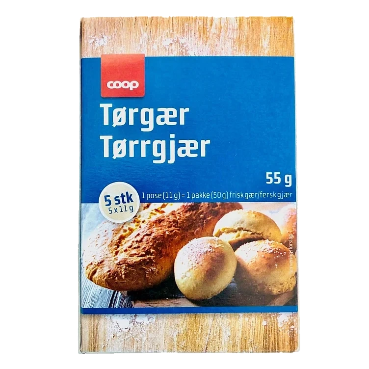Coop tørrgjær   55g
