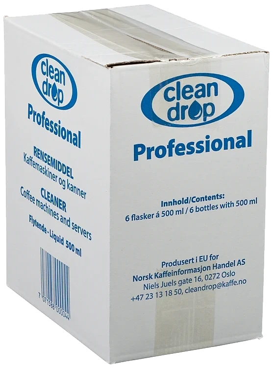 Rensemiddel kaffemaskin proff   6x500ml