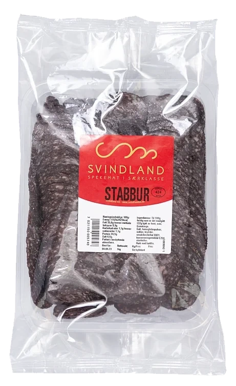 Stabburpølse skåret   1kg