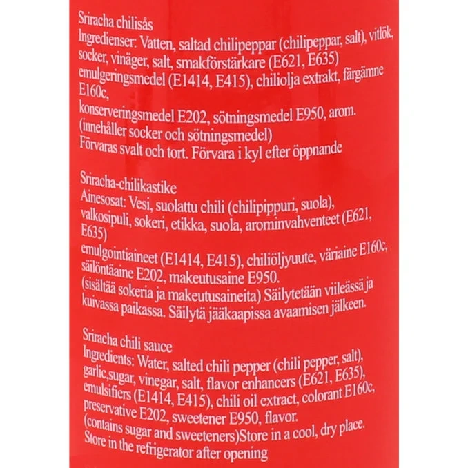 Sriracha Chilisås