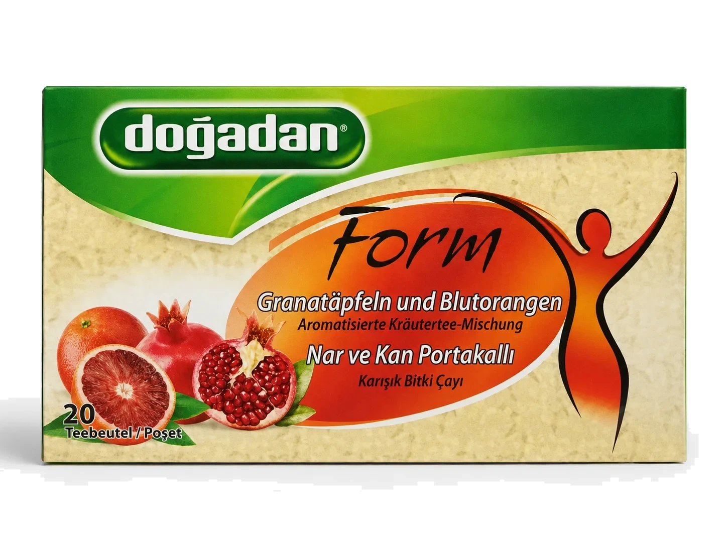 Dogadan Granateple & Blodappelsin Te 38g