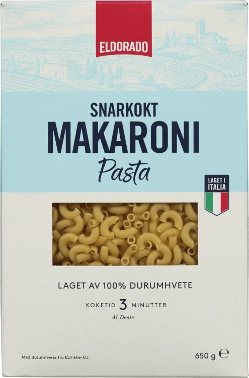 Makaroni Snarkokt 650g Eldorado