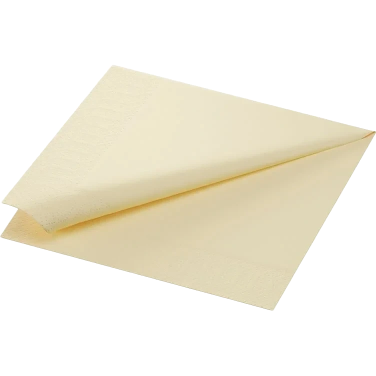 Servietter 40cm 3l Vanilje 125stk