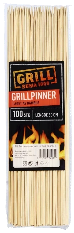 Grillpinner 30cm   100stk