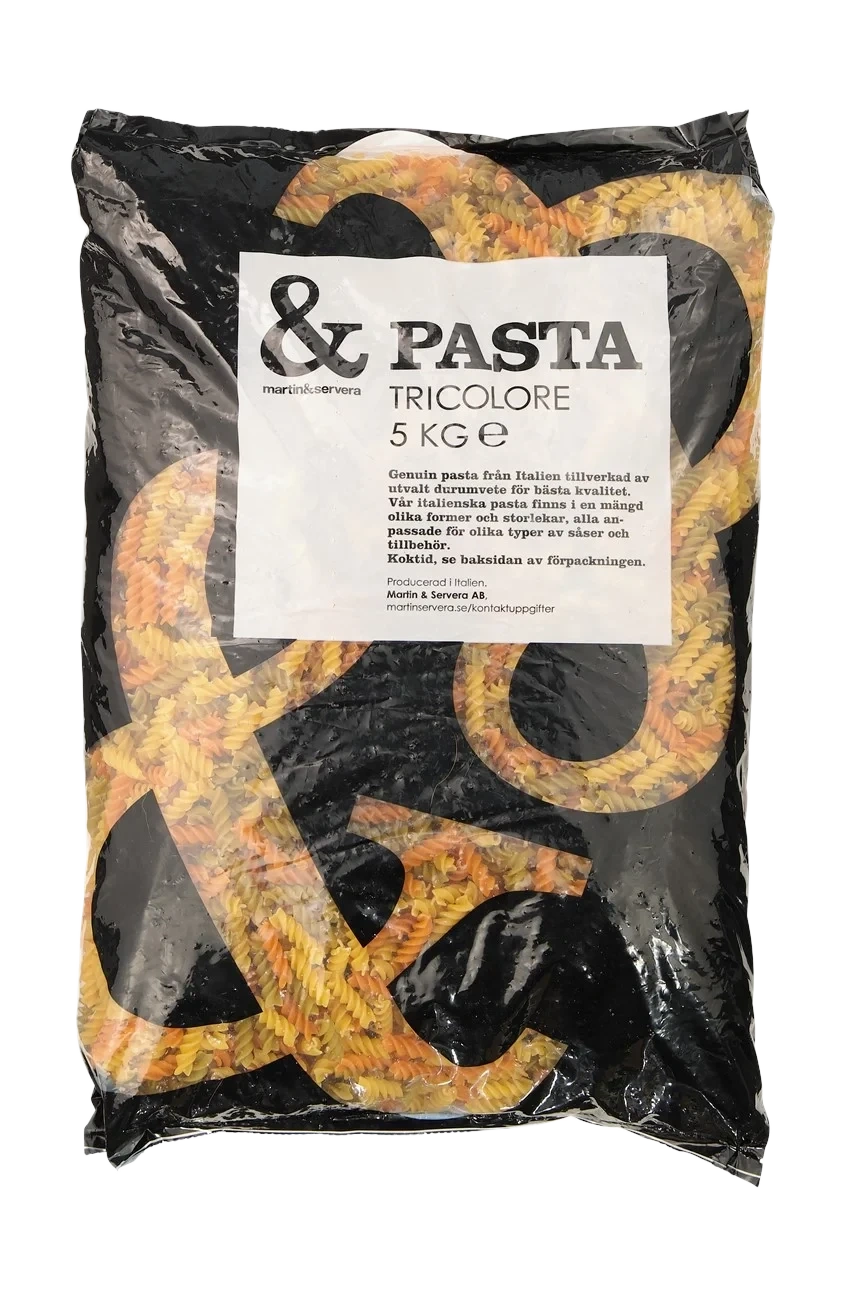 Fusilli tricolore