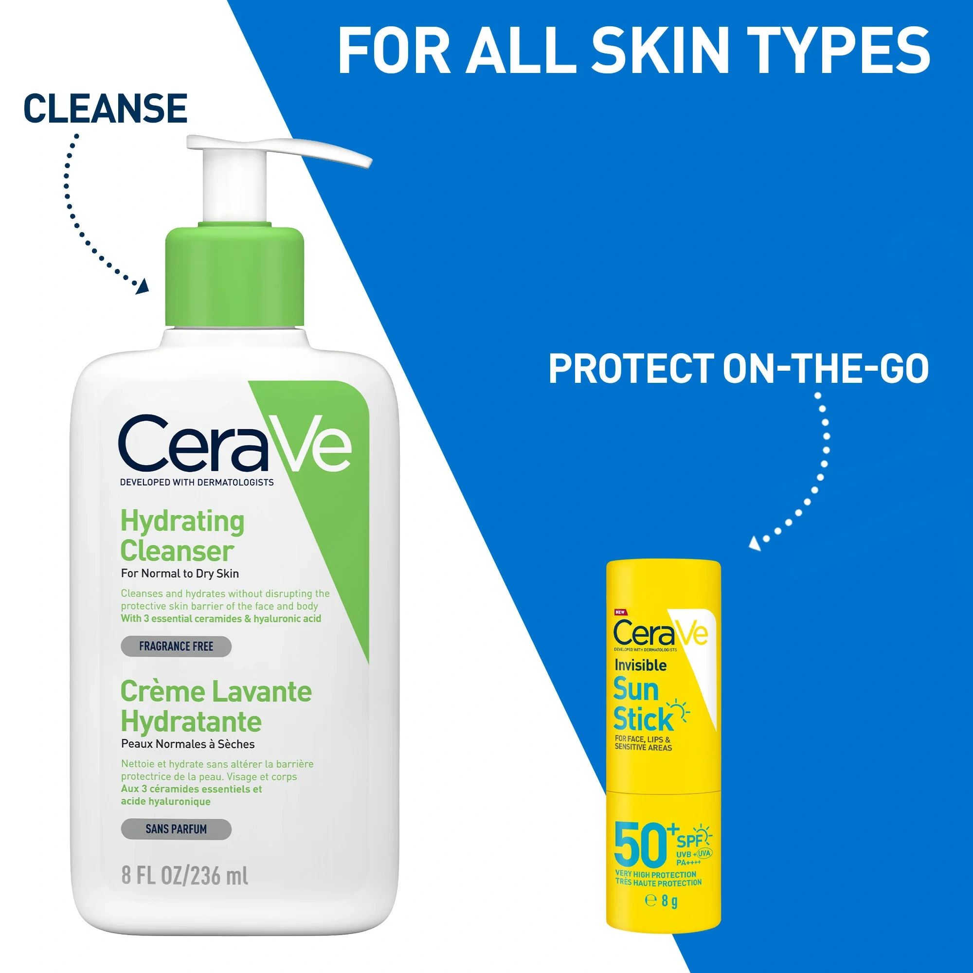 CeraVe Invisible Sun Stick SPF 50+