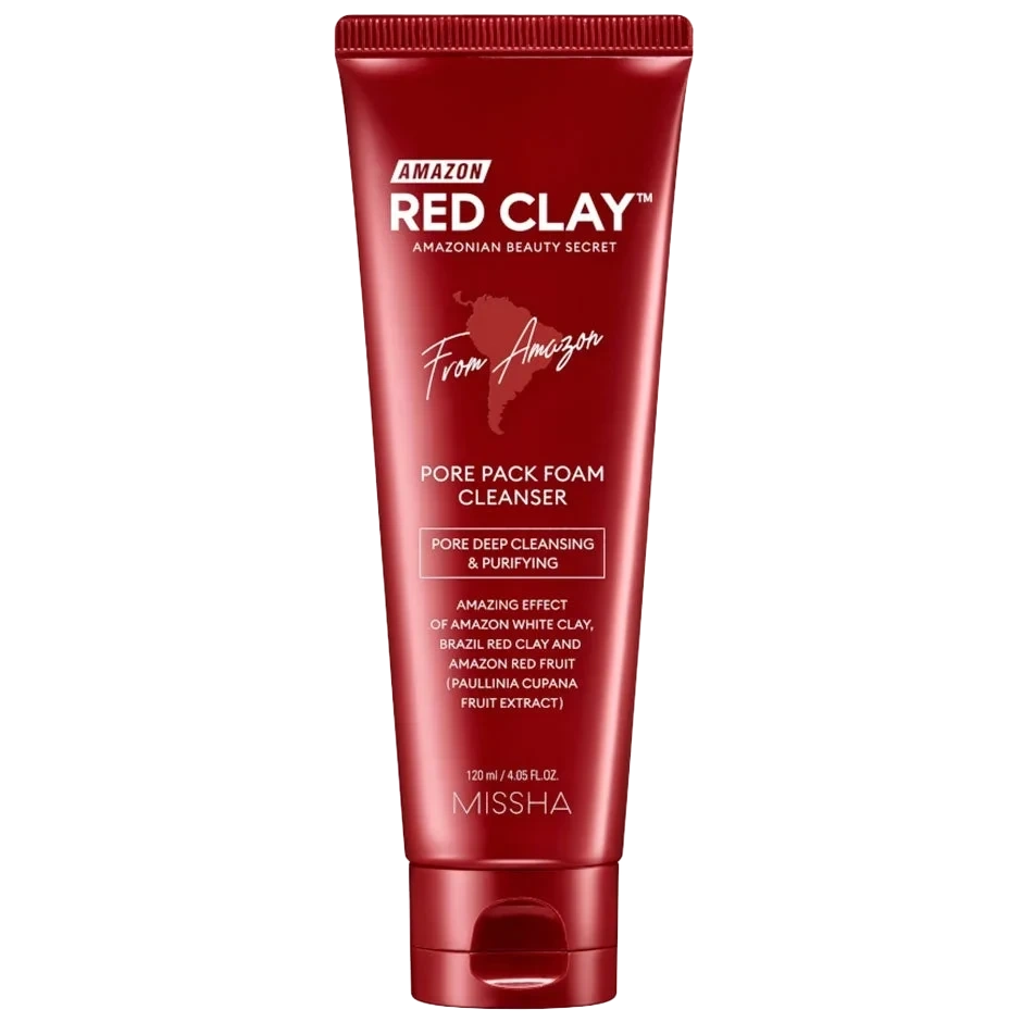 MISSHA Amazon Red Clay™ Pore Pack Foam Cleanser