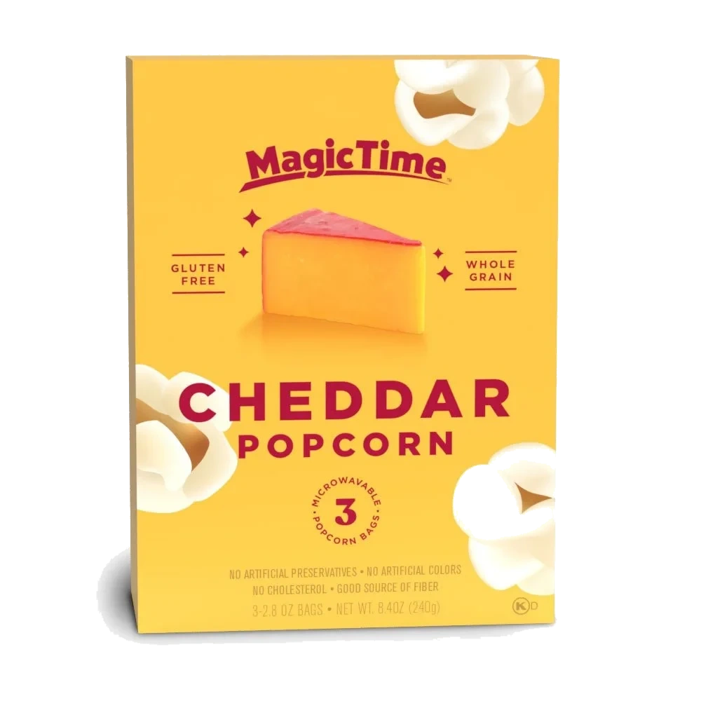Magic Time Yellow Cheddar Popcorn 3-pack 240 g