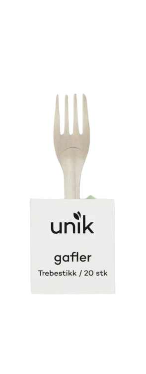 Gafler Trebestikk 20stk Unik
