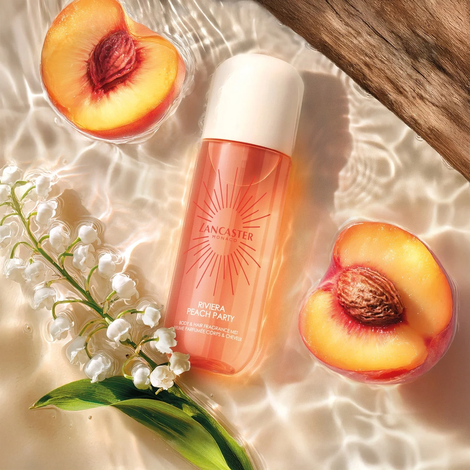 Lancaster Fragrance Hair and Body Mist Riviera Peach Party 236
