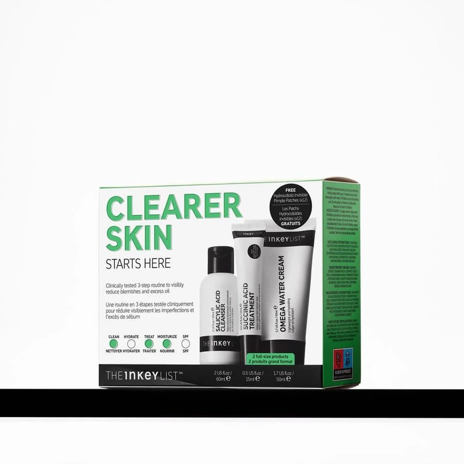 The INKEY List Clearer Skin Starts Here