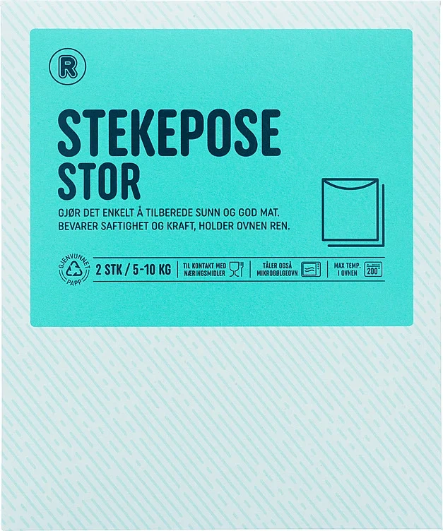 Stekepose stor    2pk
