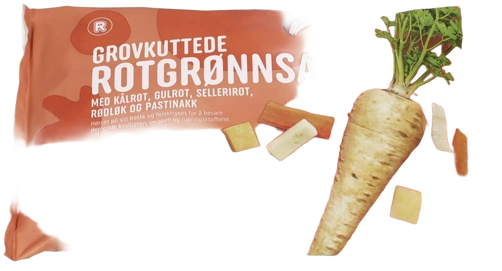 Rotgrønnsaker Grovkuttet 750 g