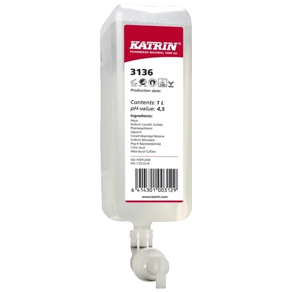 Håndsåpe Skum Pure Neutral 1l Katrin 3136
