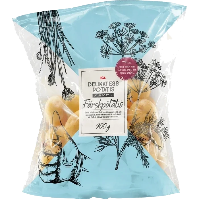 Färskpotatis Delikatess 900g Klass 1 ICA