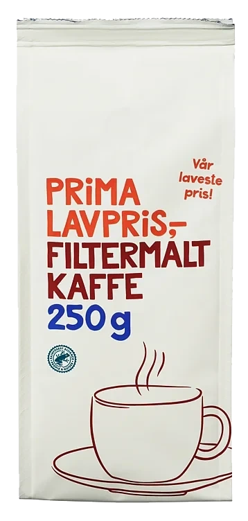 Kaffe filtermalt  250g