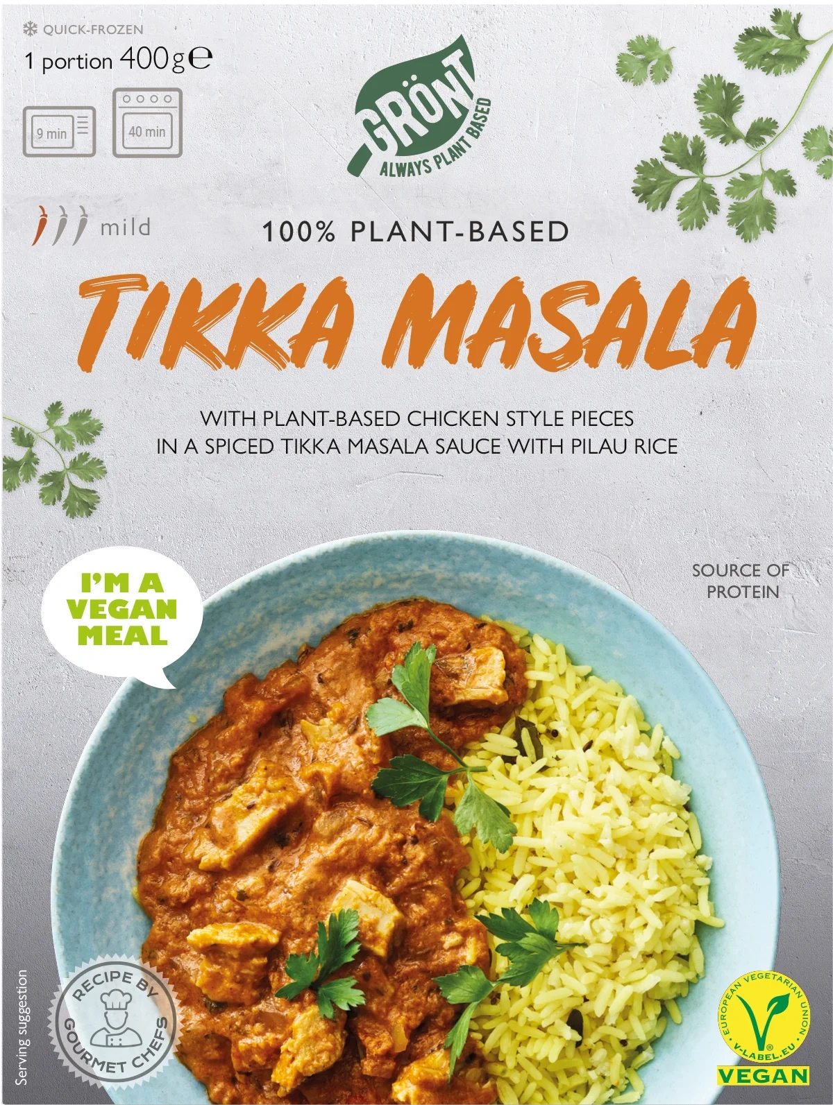 Grönt Tikka Masala