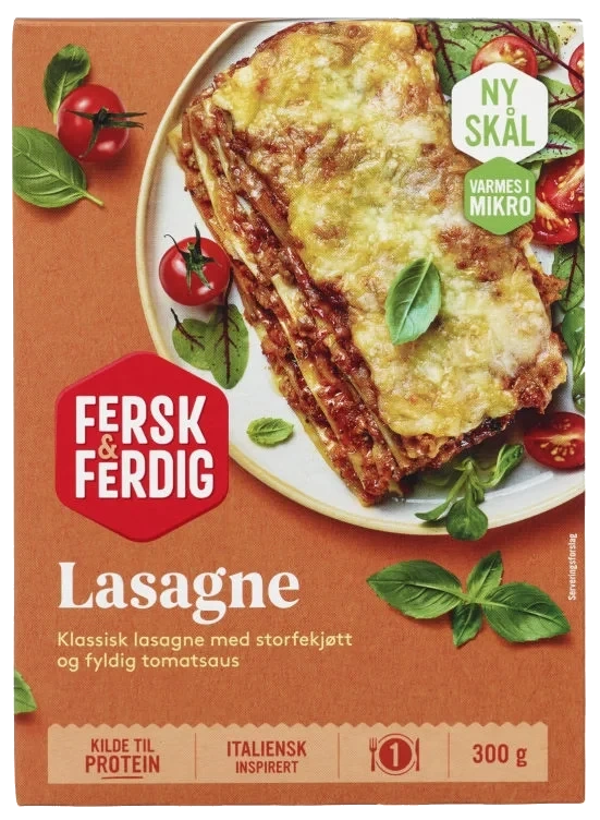 Lasagne 300g Fersk & Ferdig