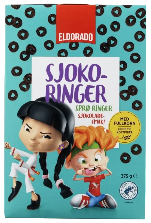 Sjokoringer 375g Eldorado