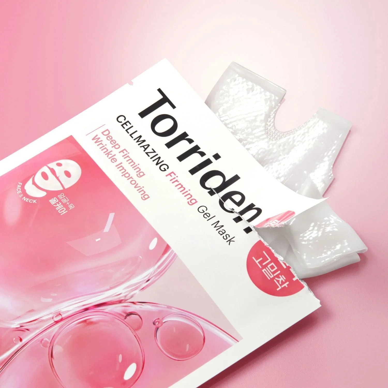 Torriden CELLMAZING Firming Gel Mask (Face & Neck), 4 stk.
