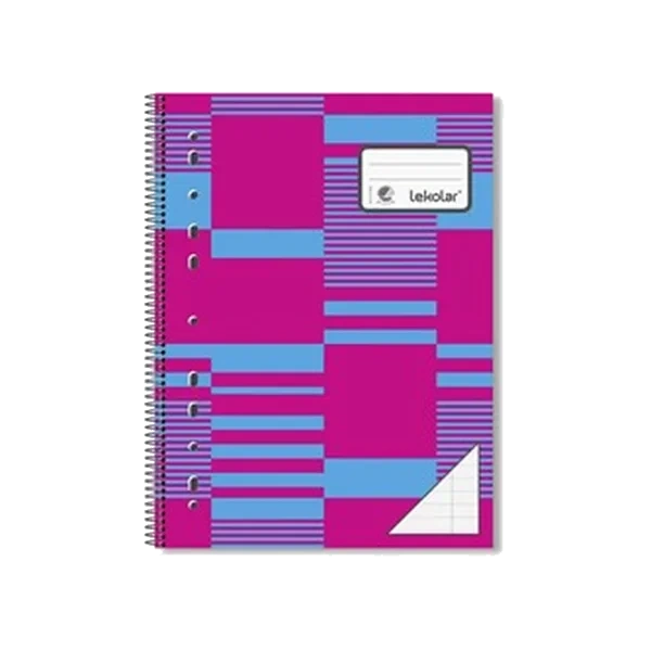 Skrivebok Lekolar Spiral Linjert A4 10 Stk