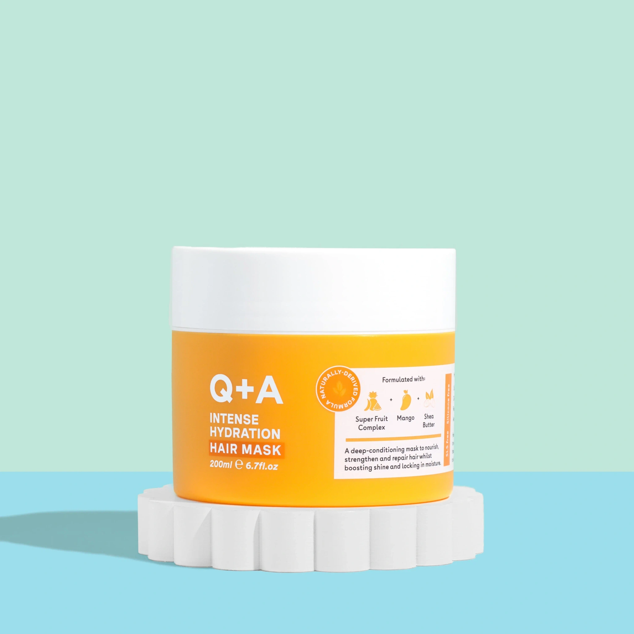 Q+A Intense Hydration Hair Mask, 200 ml