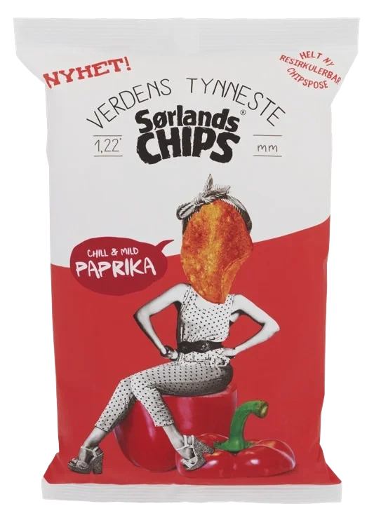 SørlandsChips Chill&Mild Paprika