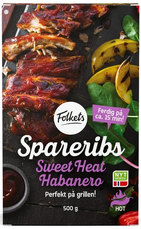 Spareribs Habanero 500g Folkets