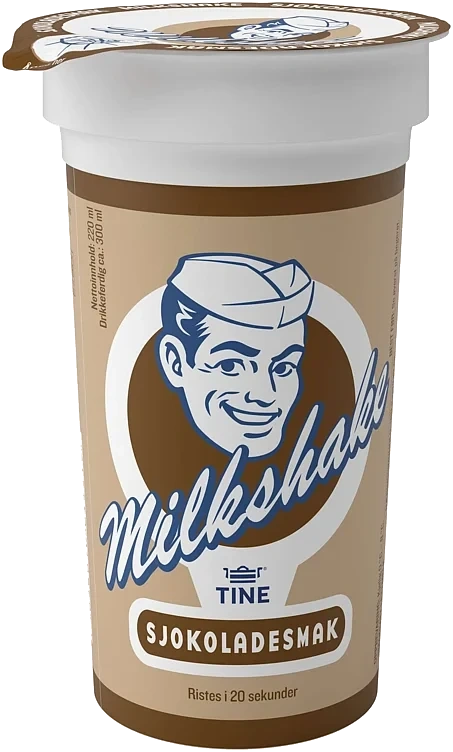 Tine milkshake sjokolade    220ml