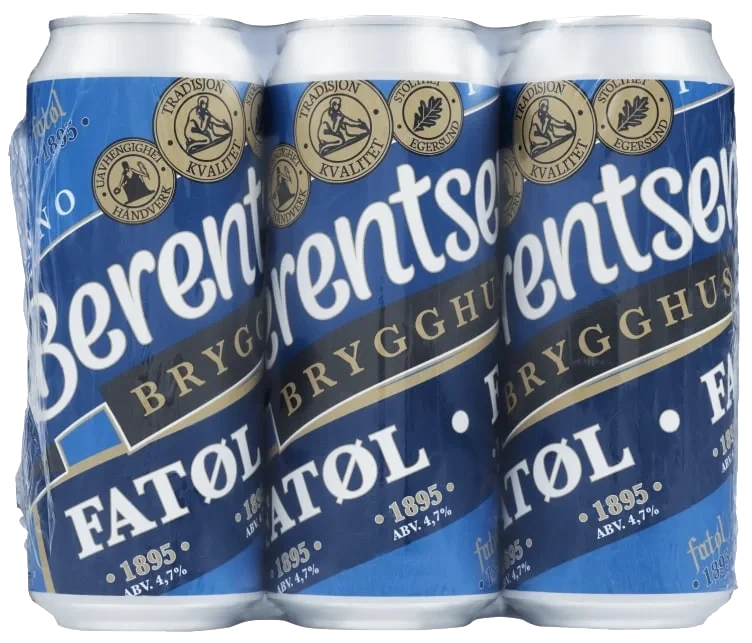 Fatøl 1895 0,5lx6 boks Berentsens