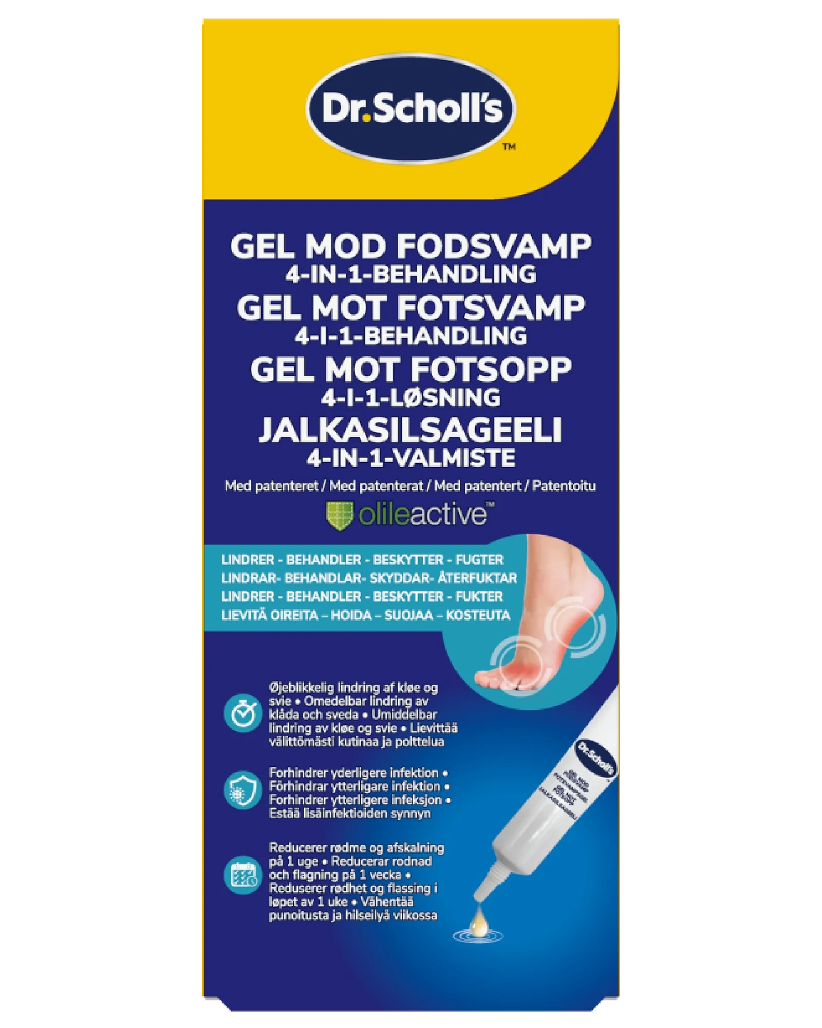 Dr. Scholl Athlete's Foot Gel 4-in-1