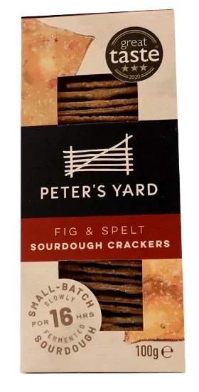 Peters Yard Fig & Spelt Sourdough Crackers