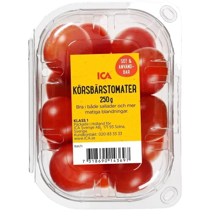 Körsbärstomater 250g Klass 1 ICA