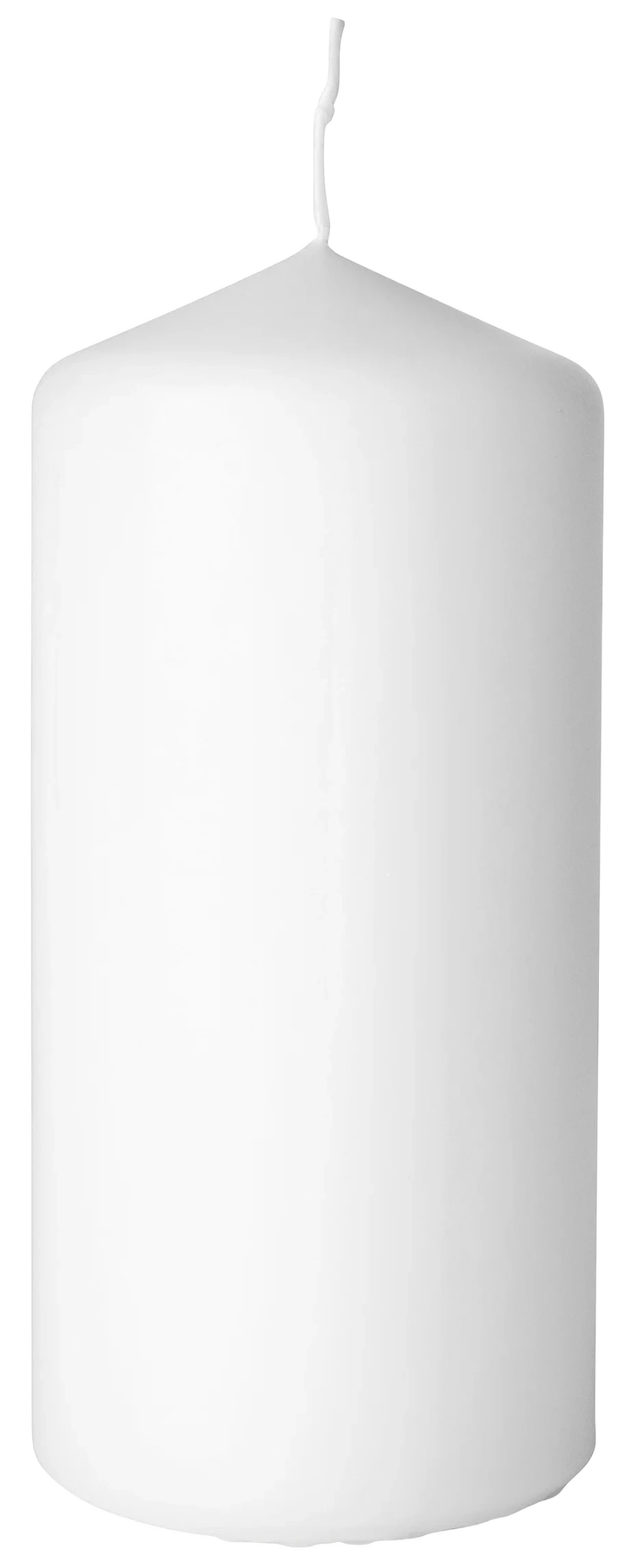 Stumpenkerzen Weiß