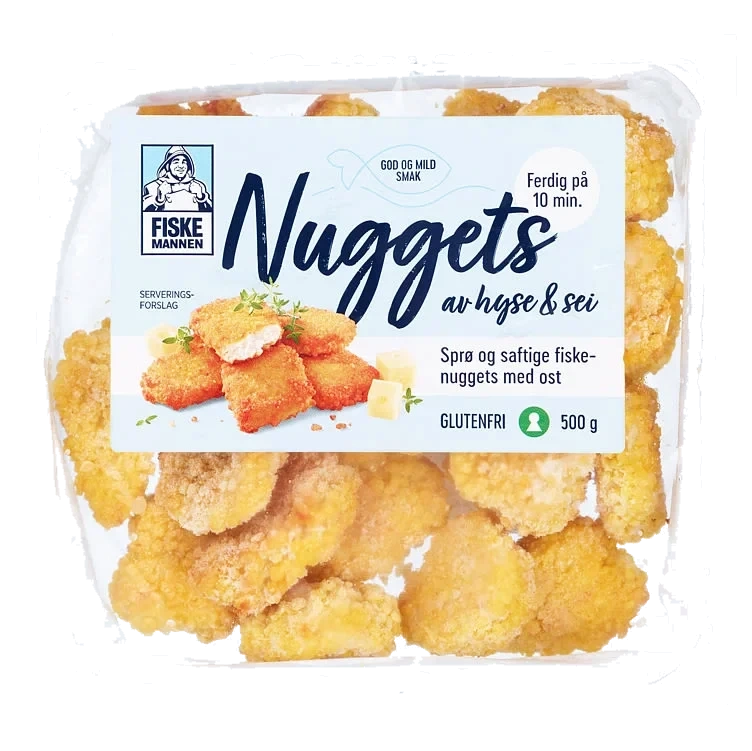 Fiskenuggets 500g Fiskemannen