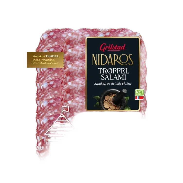 Trøffelsalami Nidaros 80g Grilstad