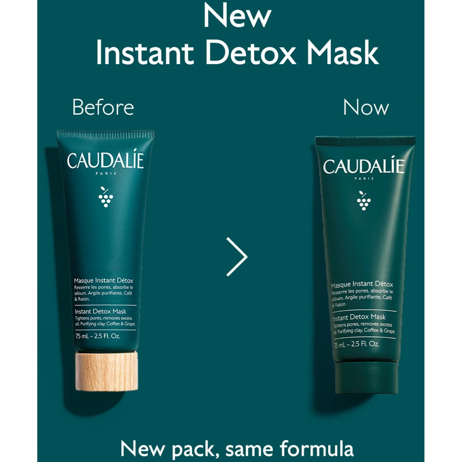 Caudalíe Instant Detox Mask 75 ml